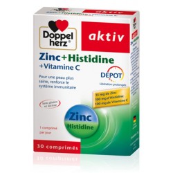 AKTIV ZINC+HISTIDINE+VITAMINE C, 30 Comprimés