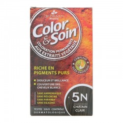 color soin chatain clair 5n coloration permanente