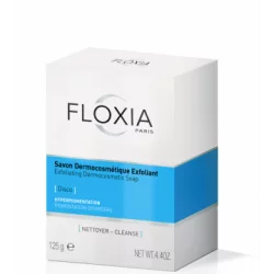 FLOXIA Savon Dermocosmétique Exfoliant ECLAIRCISSANT 125 G