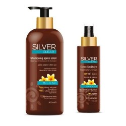 Silver Clear Pack - Shampoing après soleil et Ecran Capillaire SPF 50+