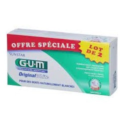 Gum Original White Dentifrice 2x75ml