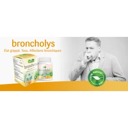 Thérapia Broncholys – Etat grippal – Toux – Affections bronchiques 30 GELLULES