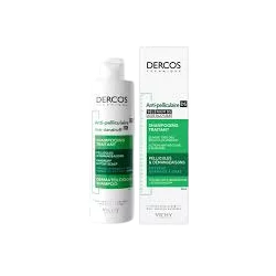 shampoing anti pelliculaire cheveux normaux a gras dercos vichy