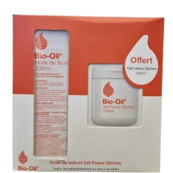 Bio-Oil Coffret Huile Sin de la peau spécialisés 200ml + Gel peaux sèches gratuit