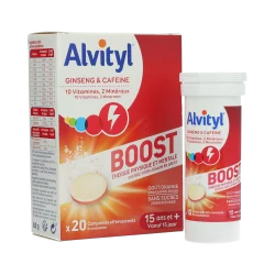 ALVITYL Boost - Ginseng et Caféine 20 comprimés